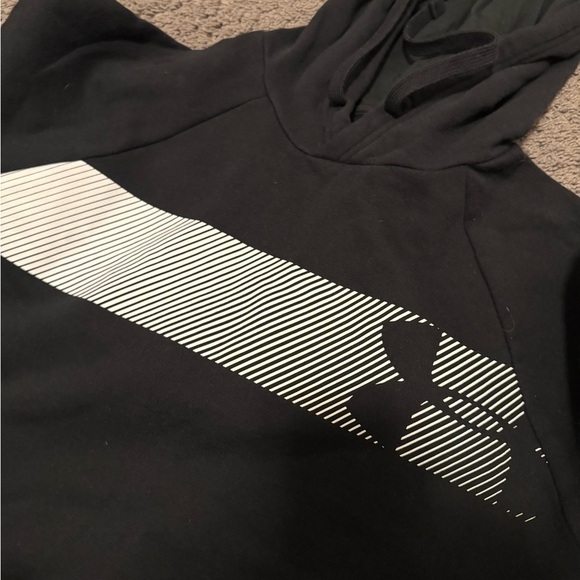 UNDER ARMOUR Black/White Casual Drawstring Hoodie | Men’s Size XL - Picture 2 of 4